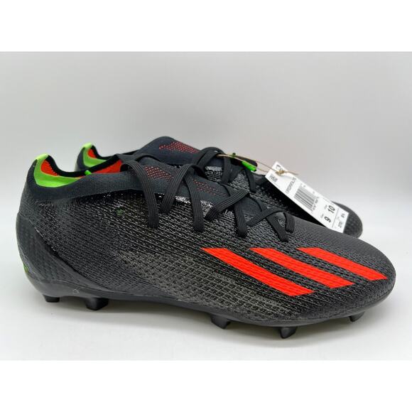 adidas Soccer X SPEEDPORTAL.2 FG GW8449 Core Black Solar Red Men's Size 9 - Picture 1 of 12